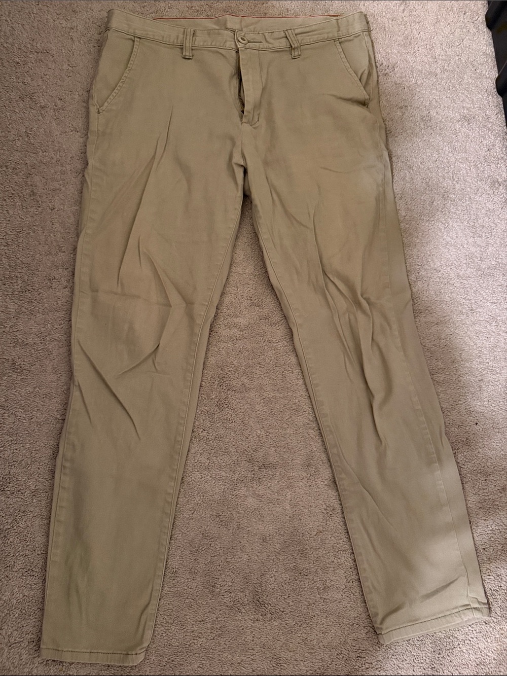 Active Ride Shop Men's Khaki Chino Pants